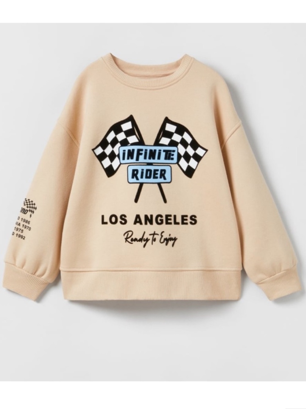 Zara Kids Infinite Rider Crew Neck Sweatshirt